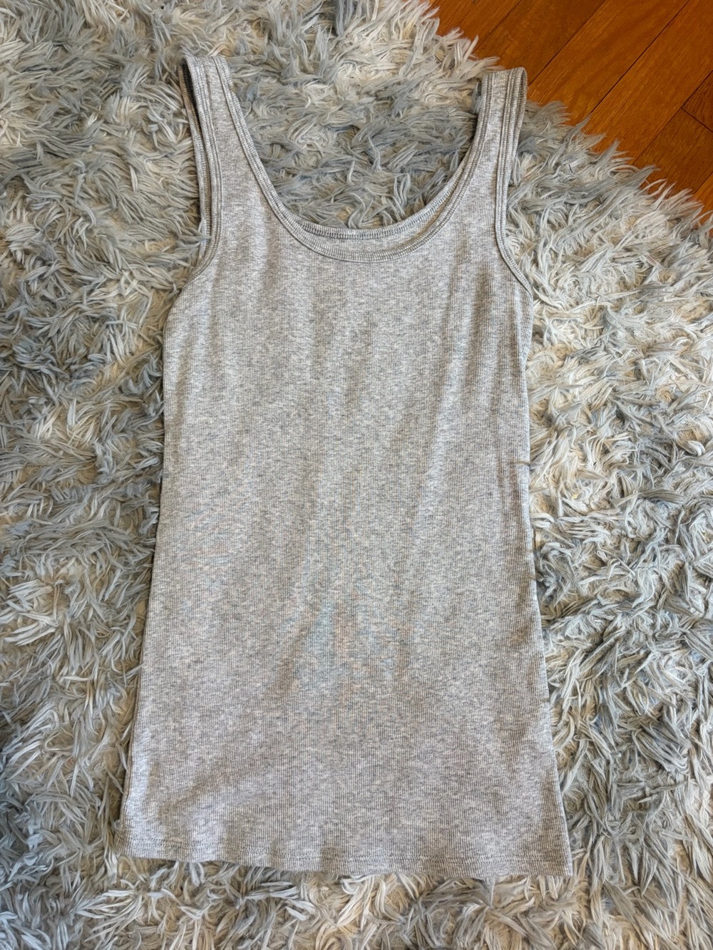 Classic Women's Gray Tank Top - Lightweight Scoop Neck